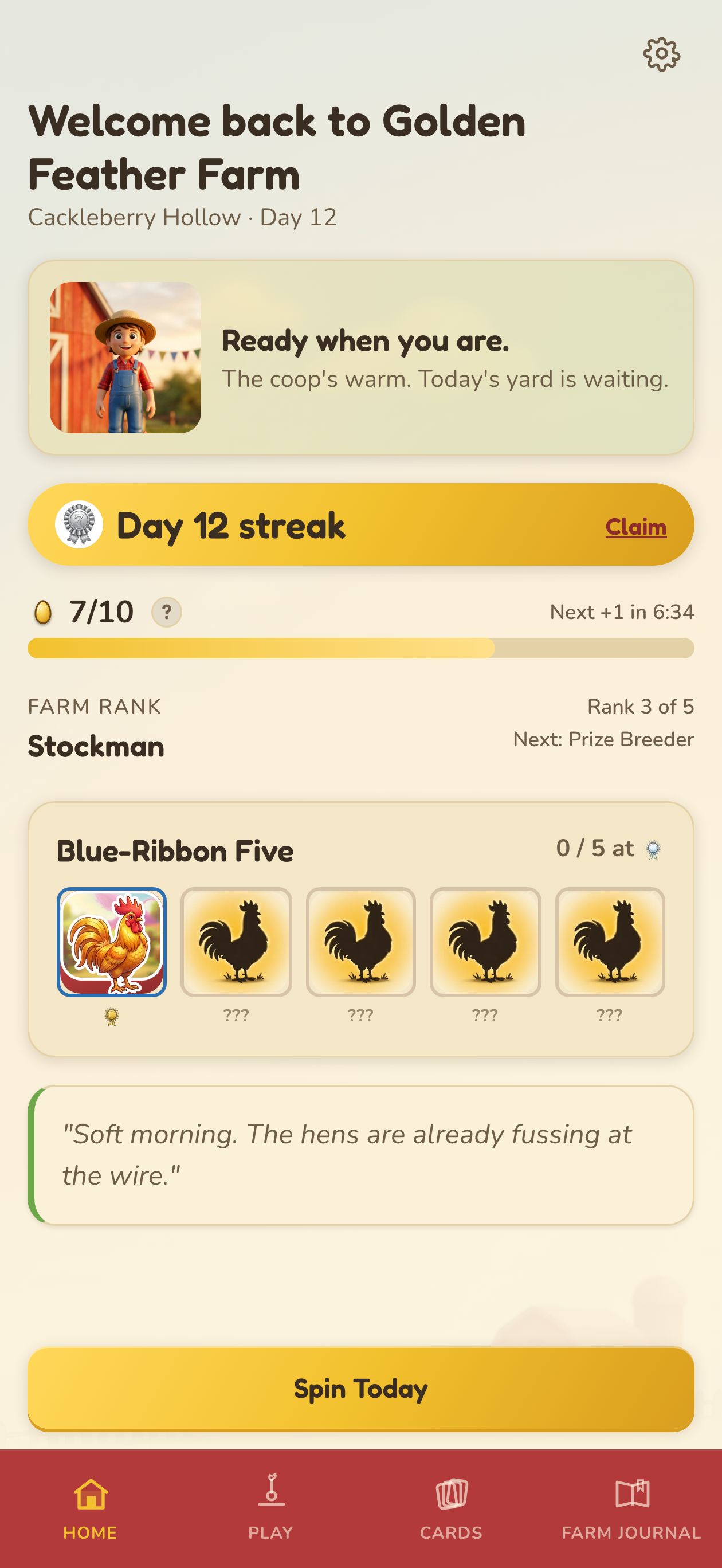 Farm dashboard preview